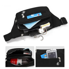 Casual Travel Bag Sling Chest Pouch Waist Belt Pack Crossbody Purse