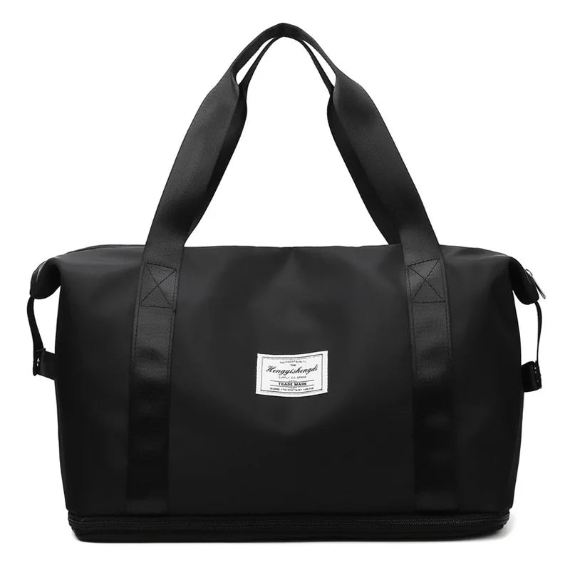 Portable Waterproof Zipper Handbag Student Luggage Storage Bag