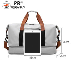 Casual Travel Handbags Large Capacity Shoulder Crossbody Bag Waterproof