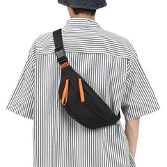 Casual Waist Bag Hip Pack Street Style Women Belt Bag Large Capacity Nylon Fanny
