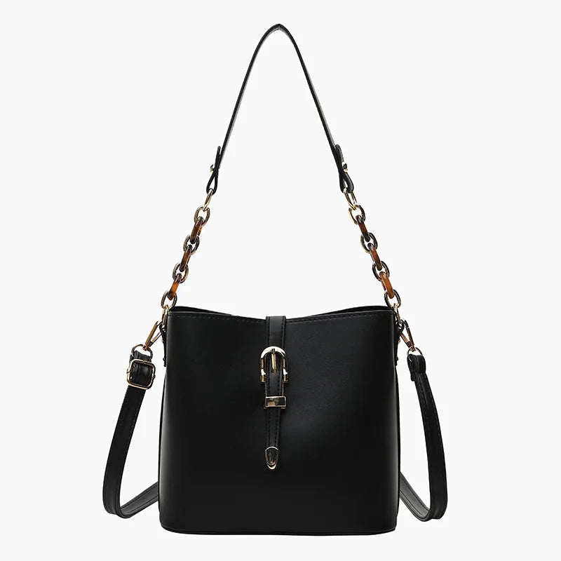 Casual Women's Bucket Bag Summer Shoulder Bag Messenger Large Capacity Handbag