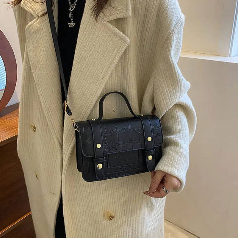 Small Handbag Women Crossbody Bag Single Shoulder High Pu Leather Lady Bag