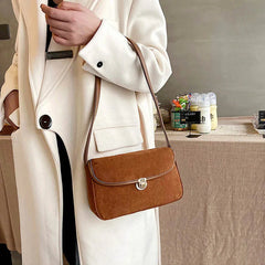 Corduroy Armpit Shoulder Bag Women Handbag Small Square Bag Clutch
