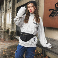 Unisex Waist Bag Fanny Pack Hip-hop Waist Pack Sports Shoulder Bag