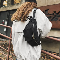 Unisex Waist Bag Fanny Pack Hip-hop Waist Pack Sports Shoulder Bag