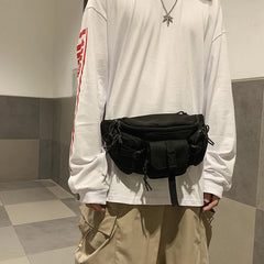 Women's Nylon Fanny Pack Crossbody Chest Bag