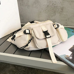 Women's Nylon Fanny Pack Crossbody Chest Bag