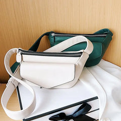 Women's Leather Waist Bag Shoulder Travel Fanny Pack