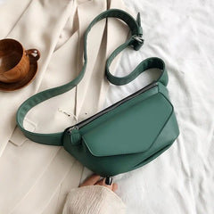 Women's Leather Waist Bag Shoulder Travel Fanny Pack
