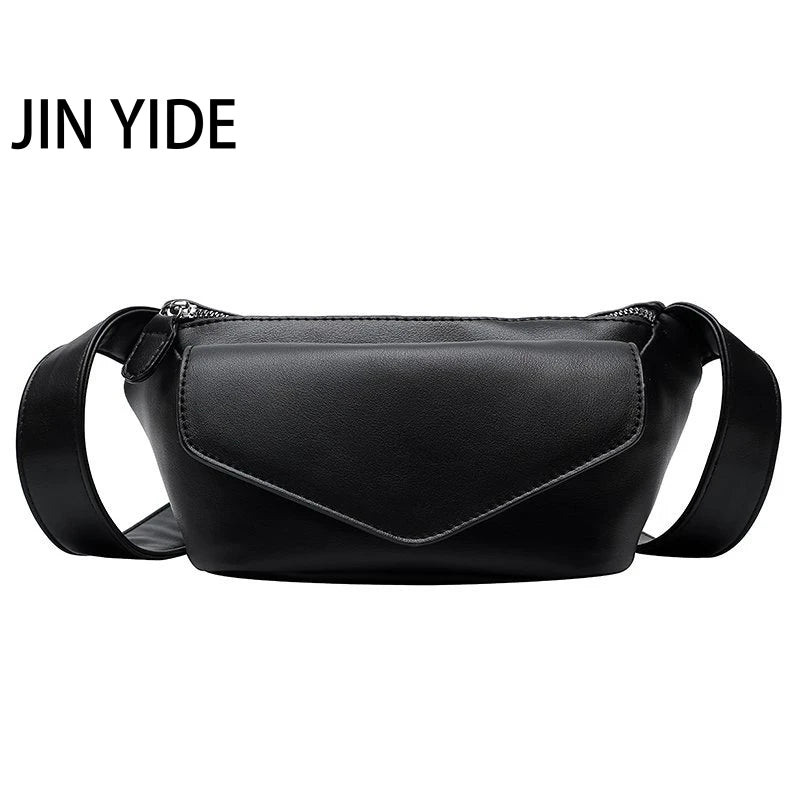Women's Leather Waist Bag Shoulder Bag Travel Chest Bag Fanny Pack