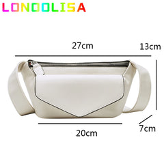 Women's Leather Waist Bag Chest Bag Travel Fanny Pack Shoulder Bag