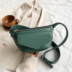 Women's Leather Waist Bag Chest Bag Travel Fanny Pack Shoulder Bag