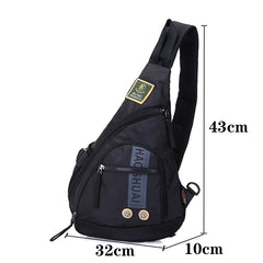 Waterproof Nylon Chest Bag Men Women Crossbody Travel Messenger