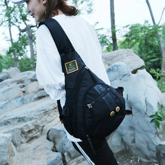 Waterproof Nylon Chest Bag Men Women Crossbody Travel Messenger