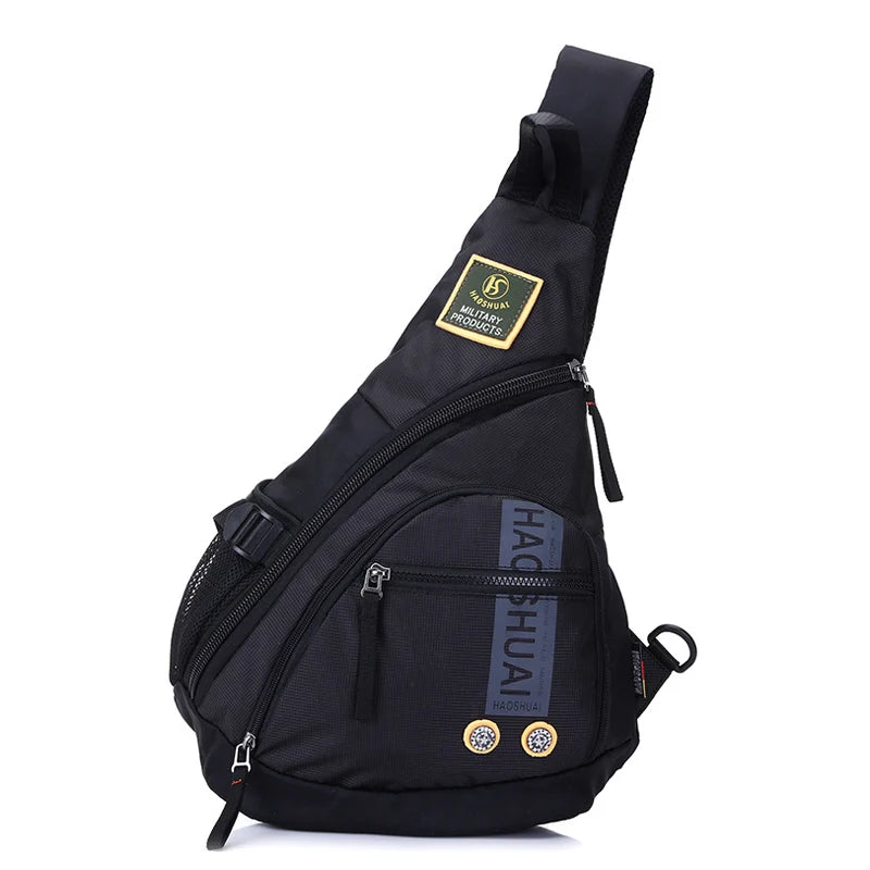 Waterproof Nylon Chest Bag Men Women Crossbody Travel Messenger
