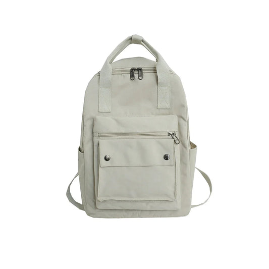Waterproof Nylon Women Backpack Teenage Girl College Schoolbag Tote Bookbag