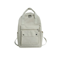 Waterproof Nylon Women Backpack Teenage Girl College Schoolbag Tote Bookbag