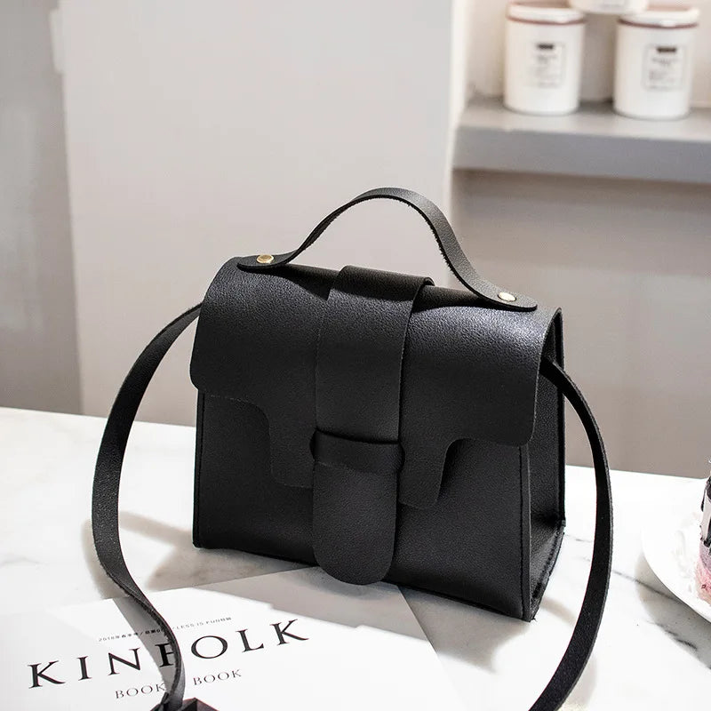 Small Leather Crossbody Bag Women PU Leather Handbags Tote Shoulder Bags
