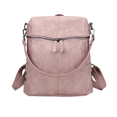 Casual Women Backpack PU Leather School Backpack for Teenager Girls Travel