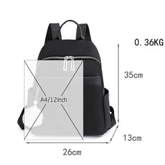 Casual Women Backpack Purse Anti-theft Oxford Rucksack Mochila Hairball Tassel