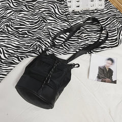 Casual Women Bucket Bag Mini Shoulder Bag Crossbody Bag