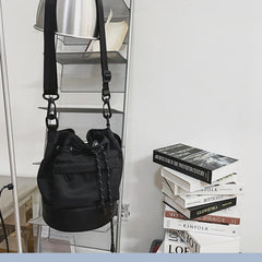 Casual Women Bucket Bag Mini Shoulder Bag Crossbody Bag
