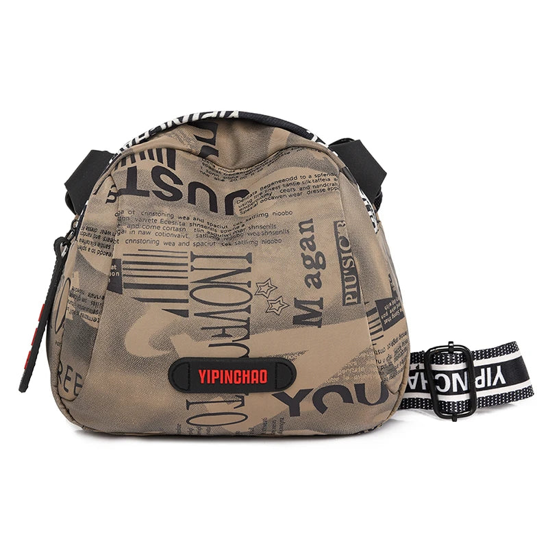 Women Crossbody Bag Waterproof Shoulder Bag Travel Handbag Letter
