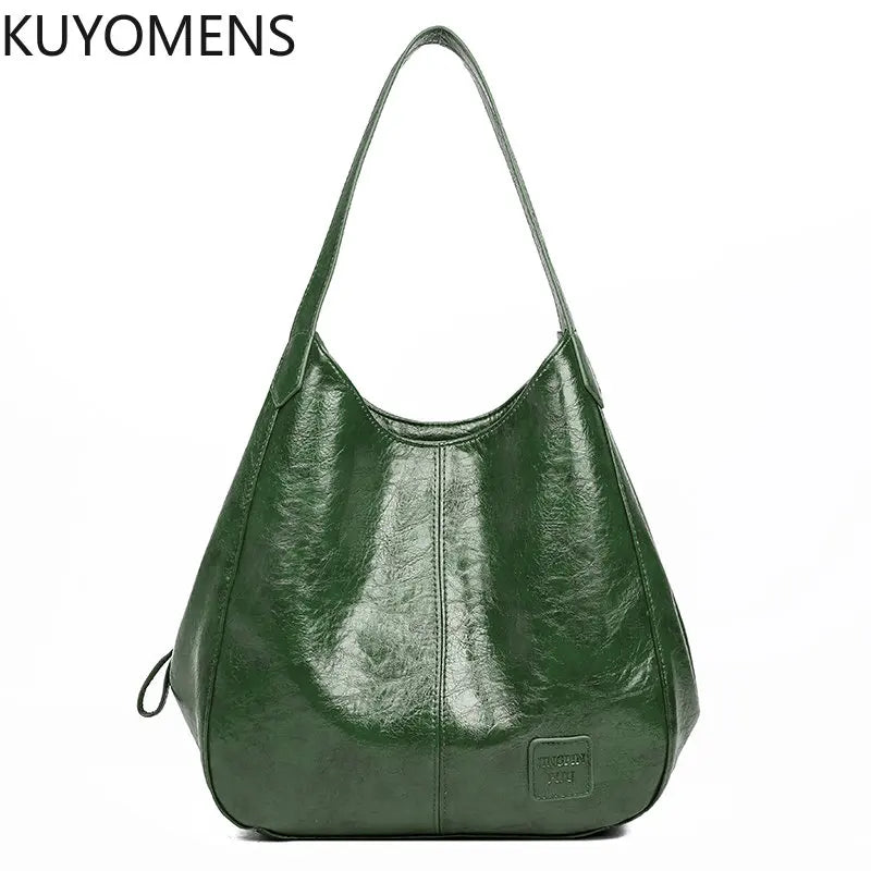 Casual Women Handbag Purse Large Tote Bag Vintage Hobo Shoulder Bag Brown