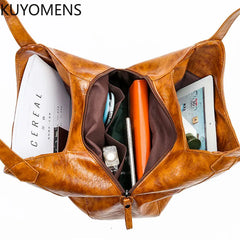 Casual Women Handbag Purse Large Tote Bag Vintage Hobo Shoulder Bag Brown