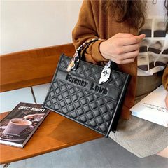 Vintage Large Capacity Tote Bag Soft Shoulder Bag