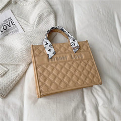 Vintage Large Capacity Tote Bag Soft Shoulder Bag