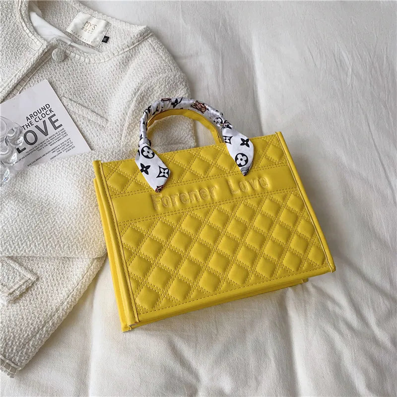 Vintage Large Capacity Tote Bag Soft Shoulder Bag