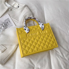 Vintage Large Capacity Tote Bag Soft Shoulder Bag