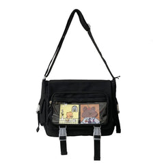 Casual Women Nylon Shoulder Bag Ladies Crossbody Bags Multi-pockets