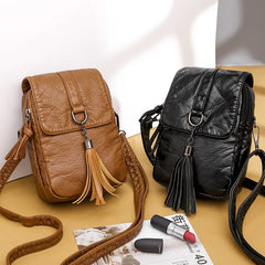 Casual Tassel Shoulder Bag Crossbody Bag