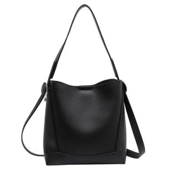Casual Women Pu Leather Shoulder Bucket Bag High Ladies Small Handbags