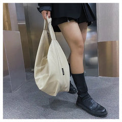 Casual Women Shoulder Bag Canvas Tote Handbags Large Capacity Crossbody Bag