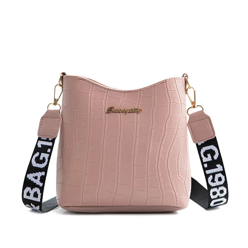 Casual Women Shoulder Bag Mini Crossbody Bucket Handbags Female Messenger Bags C
