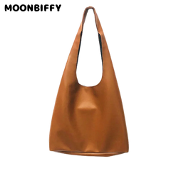 Casual Women Shoulder Bag PU Leather Handbag Soft Leather Ladies Purse