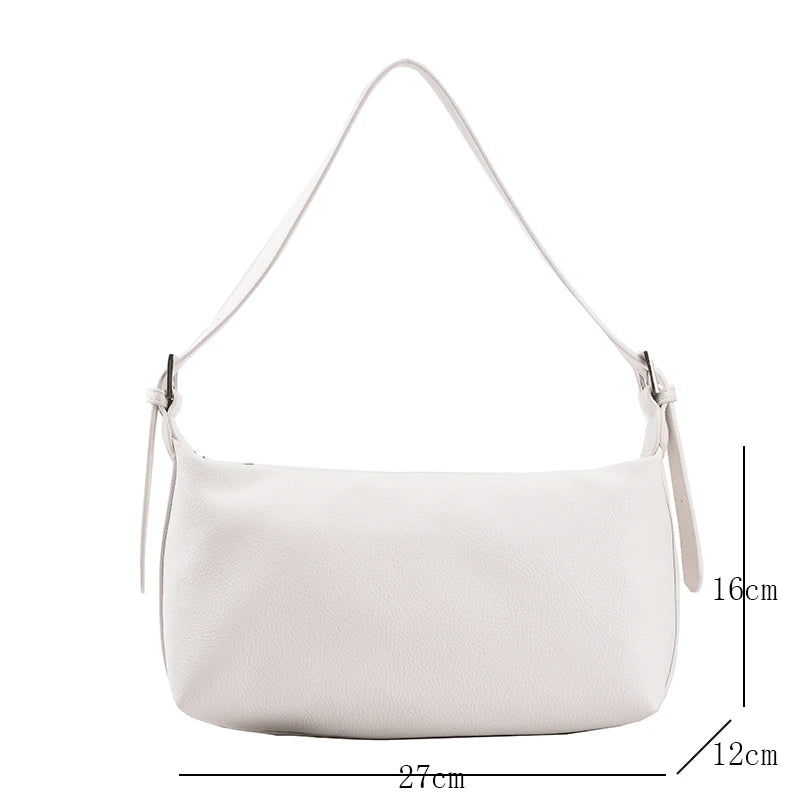 Soft Leather Shoulder Bag for Women Hobos Handbag