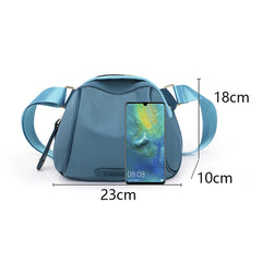 Casual Crossbody Bags for Women Ladies Purse Handbags Solid Nylon Messenger Bag