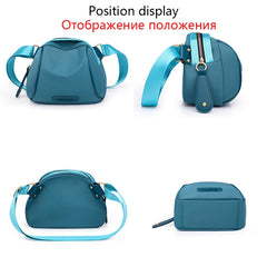 Casual Crossbody Bags for Women Ladies Purse Handbags Solid Nylon Messenger Bag