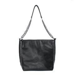 Rivet Chain Shoulder Bag Crossbody Pouch