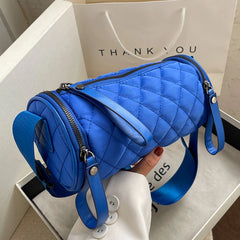 Casual Women's Bucket Bag Waterproof Nylon Crossbody Handbag