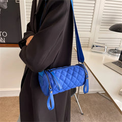 Casual Women's Bucket Bag Waterproof Nylon Crossbody Handbag