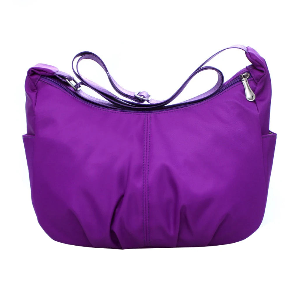 Casual Women's Nylon Waterproof Sling Shoulder Bag Large Capacity Crossbody Bag