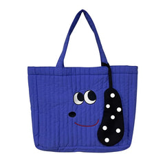 Casual Women's Tote Shoulder Bag Retro Animal Cotton Bags for Women