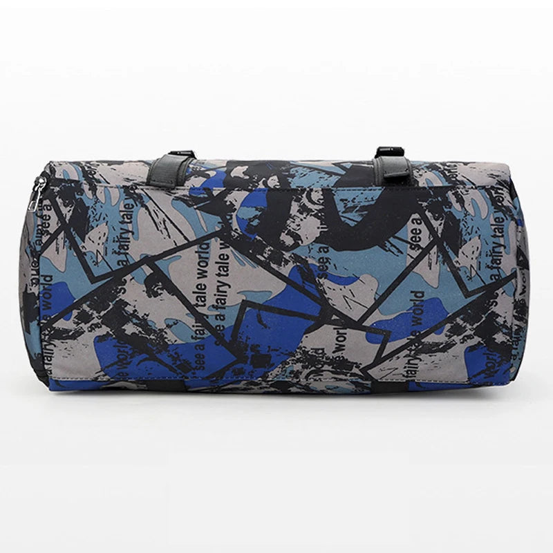 Graffiti Travel Bag Large Capacity Sports Fitness Shoulder Bag