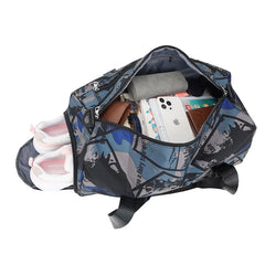Graffiti Travel Bag Large Capacity Sports Fitness Shoulder Bag