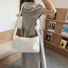 Soft PU Leather Women Shoulder Bag Lady Travel Handbags Armpit Bag